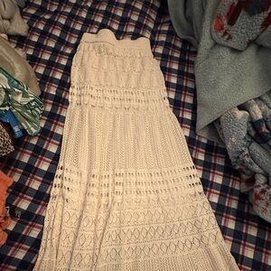 Crochet skirt